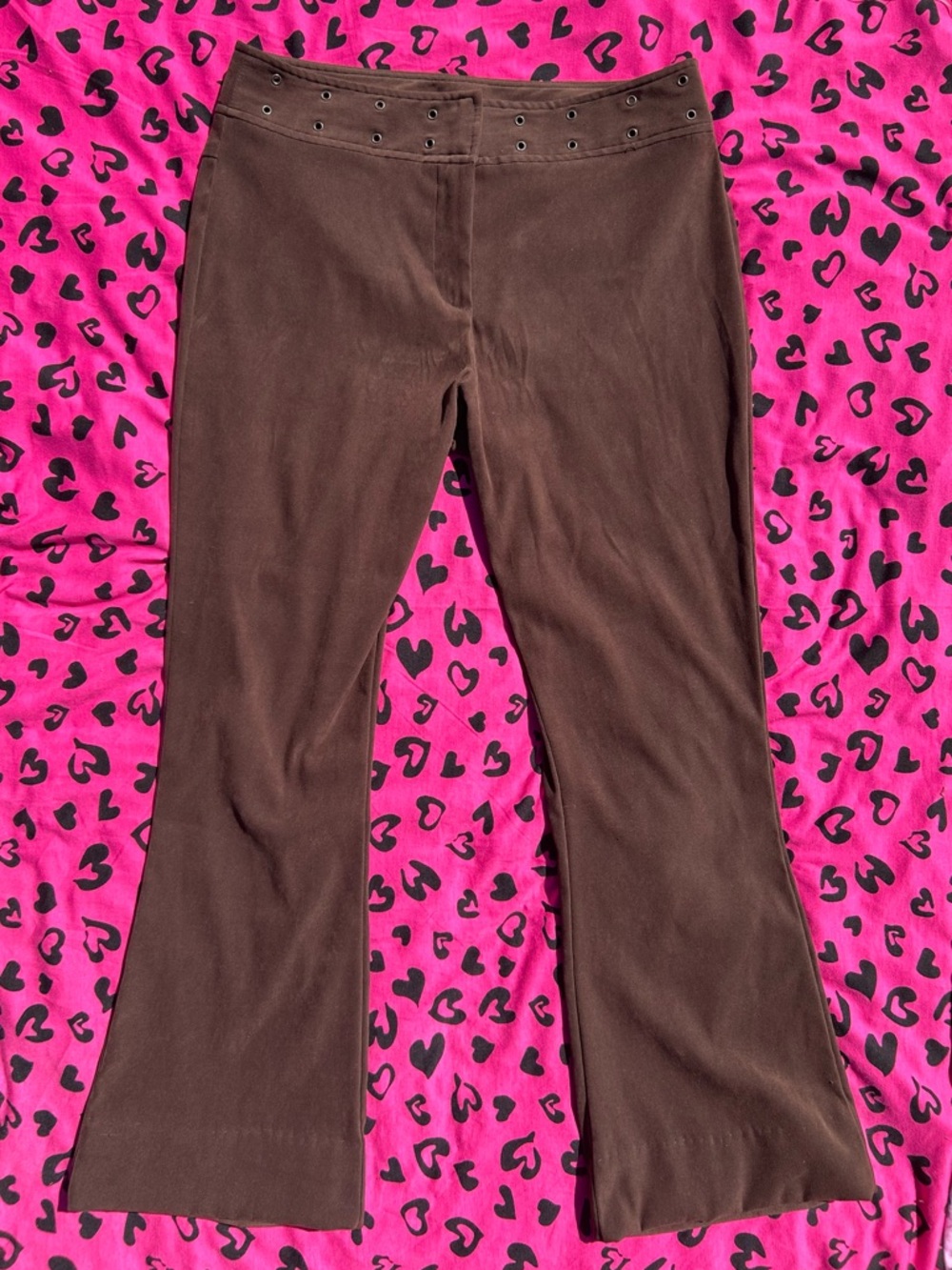 Fashion Bug Brown Girls' Flared Pants